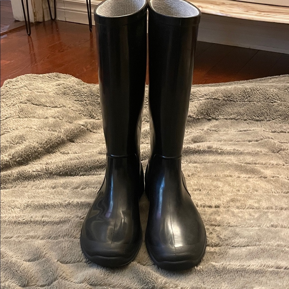 Classic Black Tall Rain Boots
